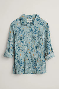 LARISSA SHIRT - GLAZED FOLIAGE SEA HOLLY