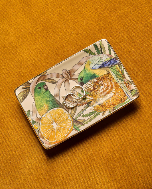 TRINKET TRAY RECTANGLE - GOLDEN HOUR