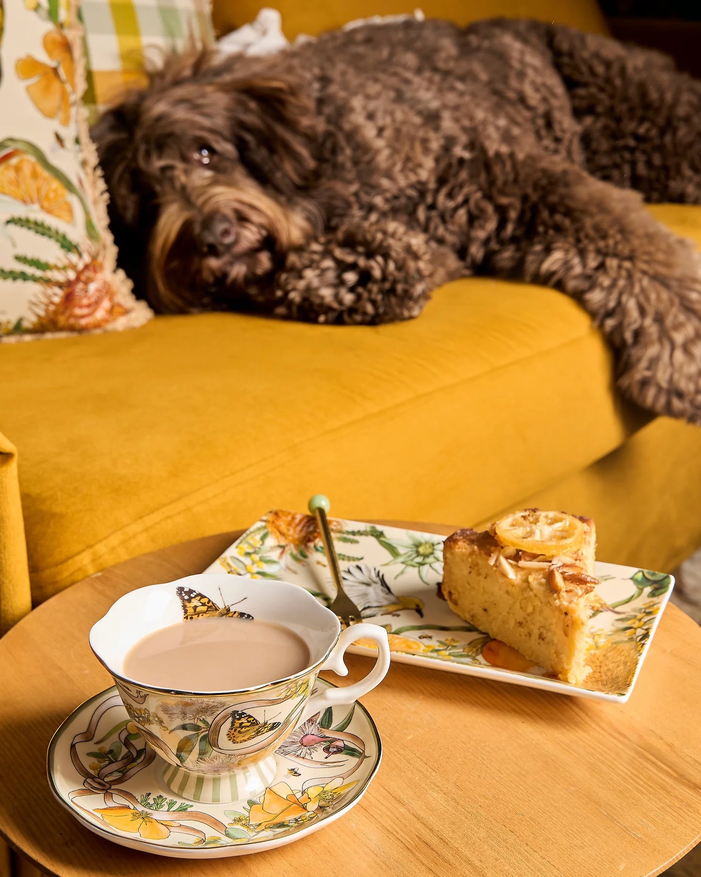 LARGE CERAMIC TRAY GOLDEN HOUR