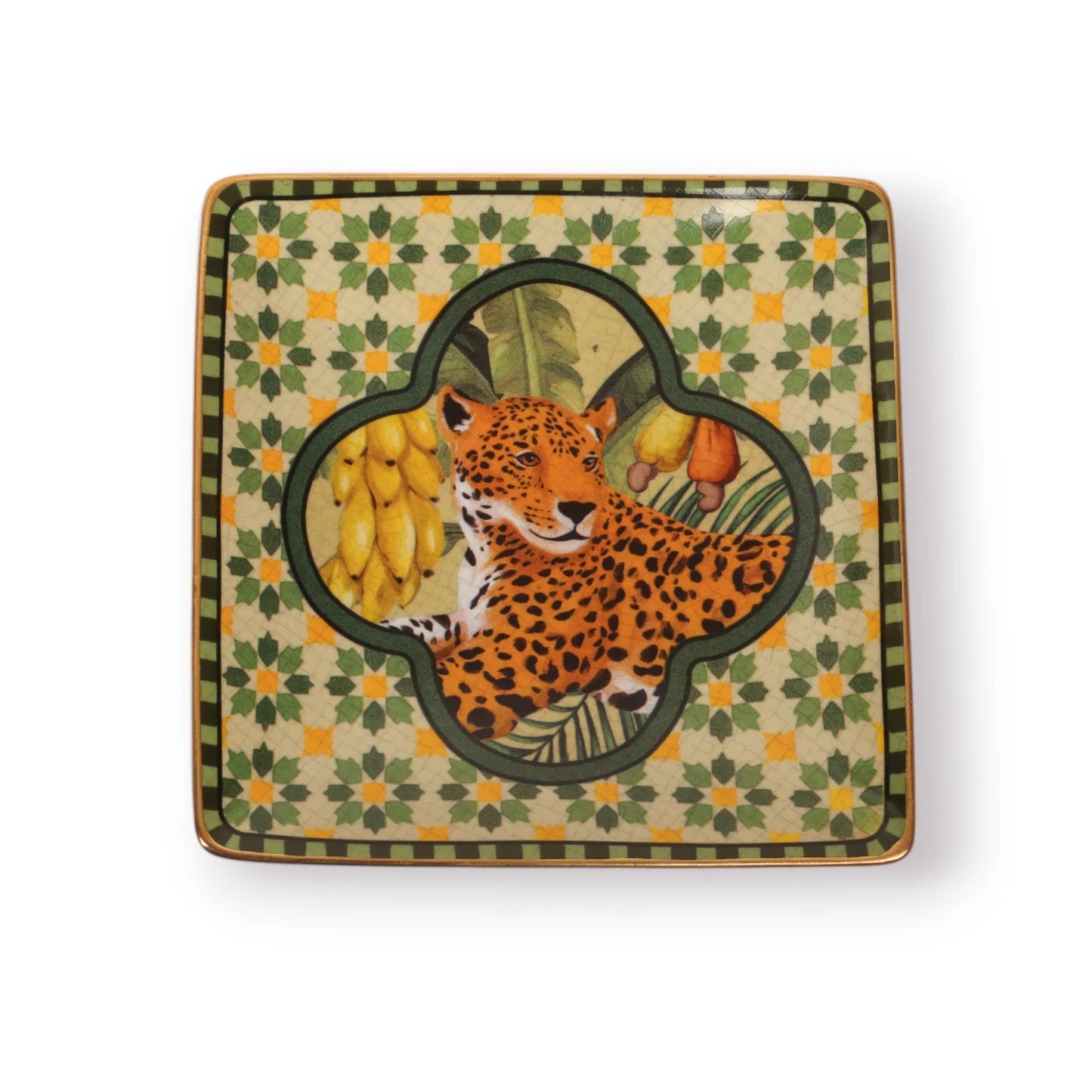 SQUARE TRINKET TRAY BRAZILIAN SUMMER