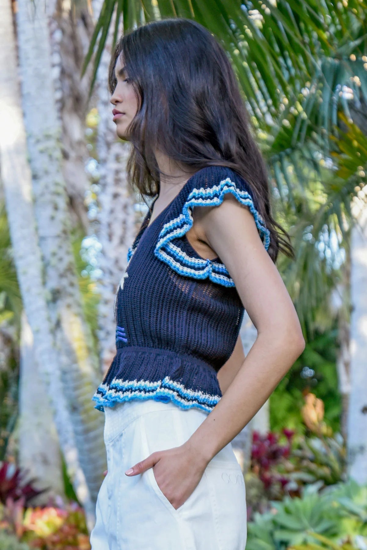 PALMS AWAY TOP