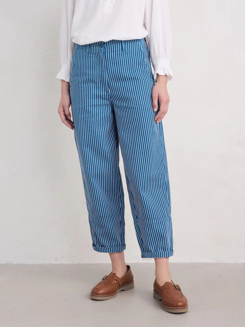 PAINTING FORMS TROUSERS - TICKING STRIPE INK