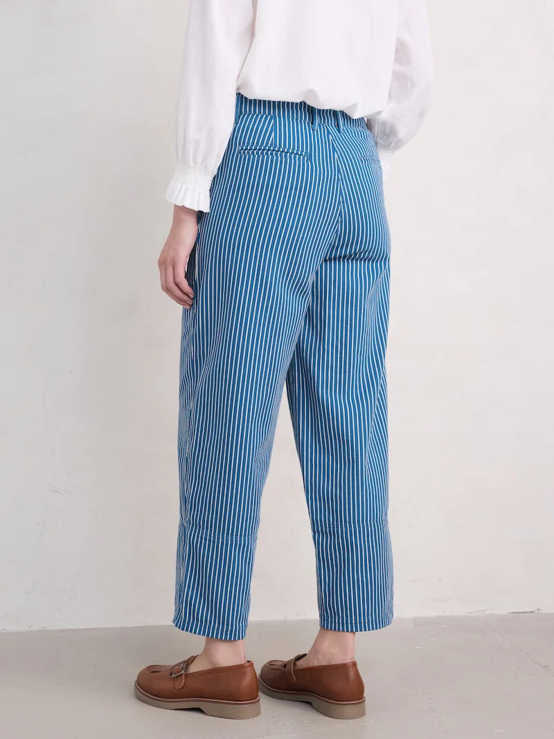 PAINTING FORMS TROUSERS - TICKING STRIPE INK