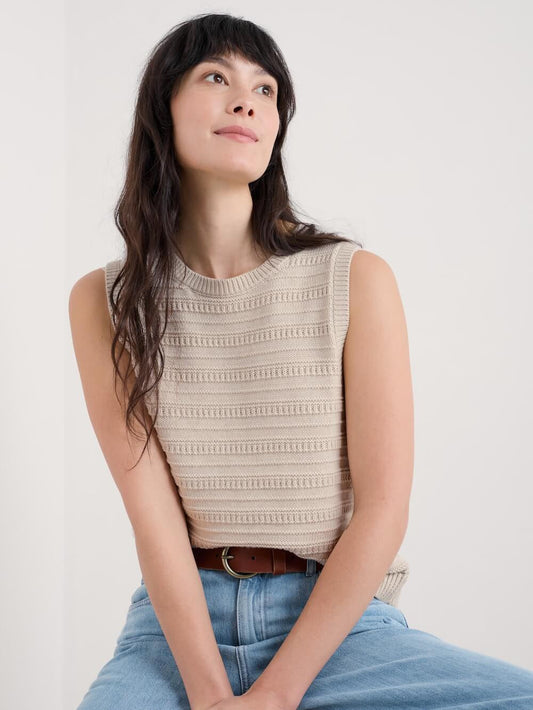 TEPEL VEST - CHALK