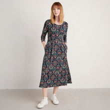Load image into Gallery viewer, VERONICA DRESS - SHAKERS FLORAL MARITIME