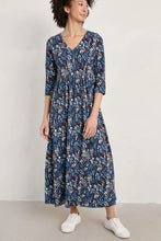 Load image into Gallery viewer, MAGGIE DRESS - FOLK MEADOW MARITIME