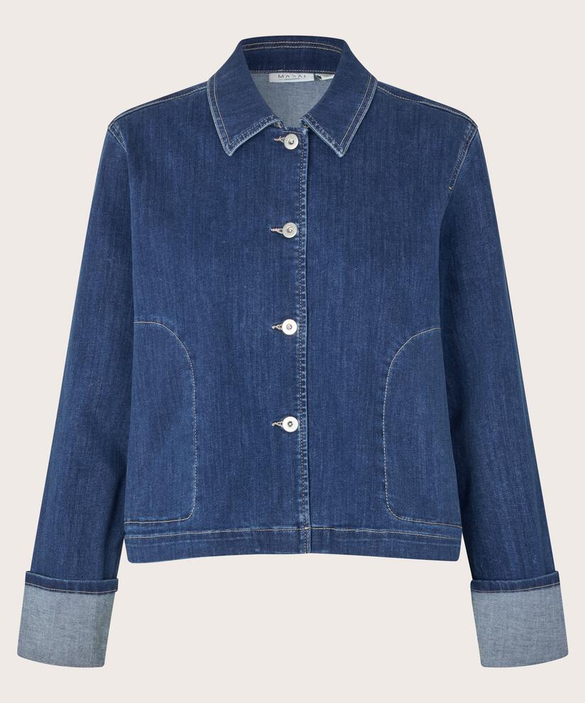 JOVINIA JACKET- BLUE DENIM