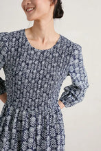 Load image into Gallery viewer, MEADOWSWEET DRESS - LACE STEMS MARITIME