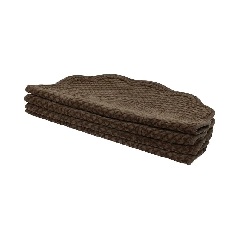 RENA OLIVE QUILTED PLACEMATS - SET OF 4