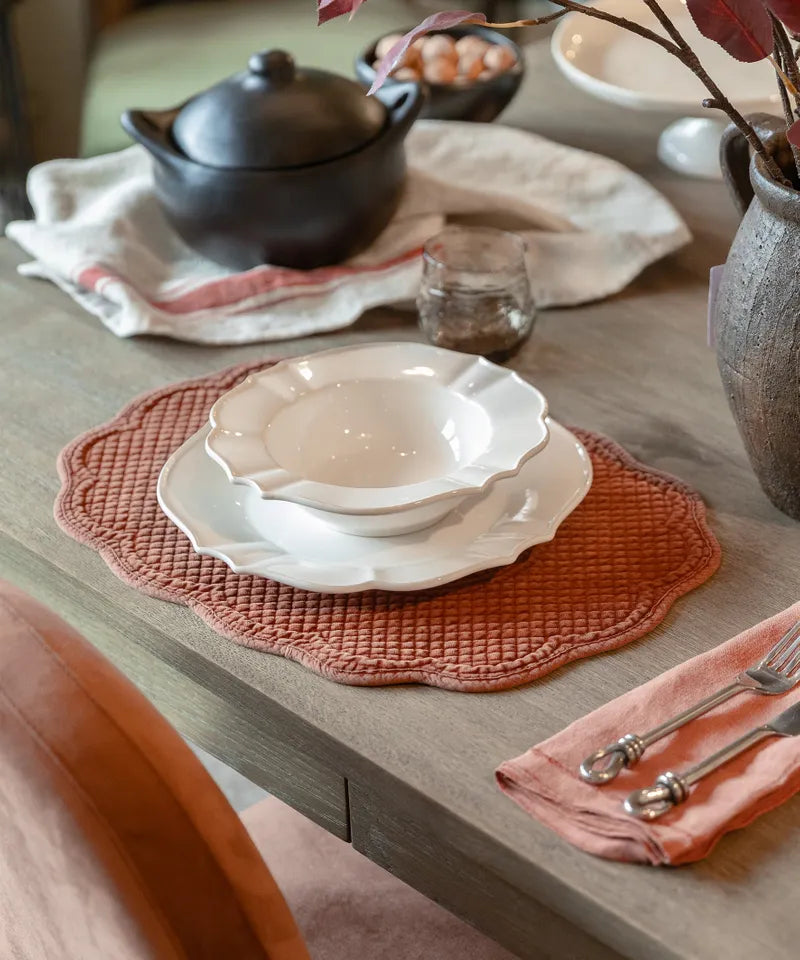 RENA RUST QUILTED PLACEMATS - SET OF 4