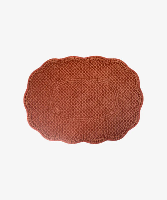 RENA RUST QUILTED PLACEMATS - SET OF 4