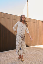 Load image into Gallery viewer, LINEN SKIRT - EMEPRADOR PRINT