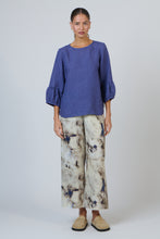 Load image into Gallery viewer, LINEN WIDE LEG PANT - EMPERADOR PRINT