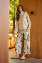 Load image into Gallery viewer, LINEN WIDE LEG PANT - EMPERADOR PRINT