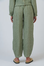 Load image into Gallery viewer, LINEN BALLOON LEG PANT - OREGANO