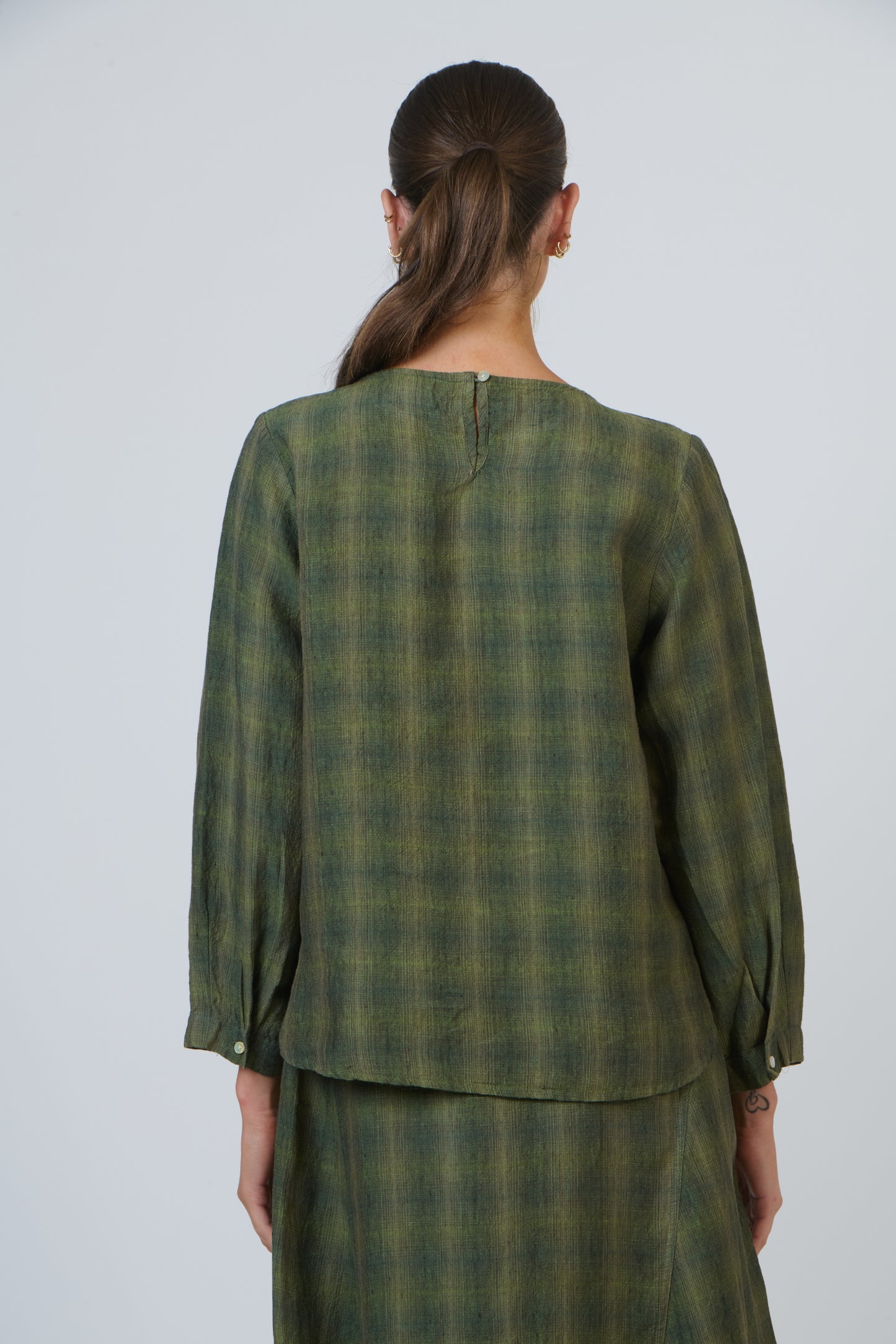 LINEN BLOUSE - HIGHLANDS