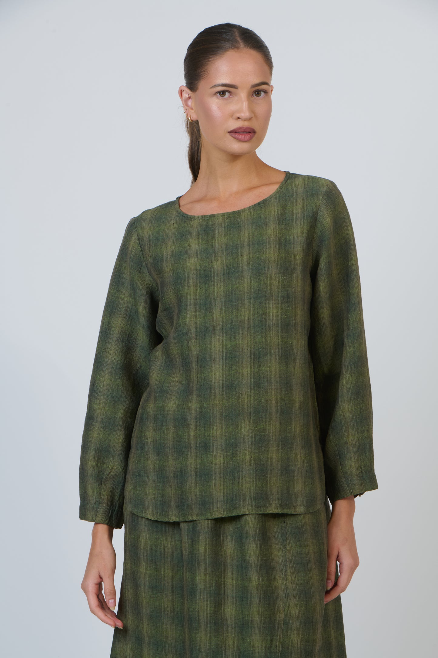 LINEN BLOUSE - HIGHLANDS