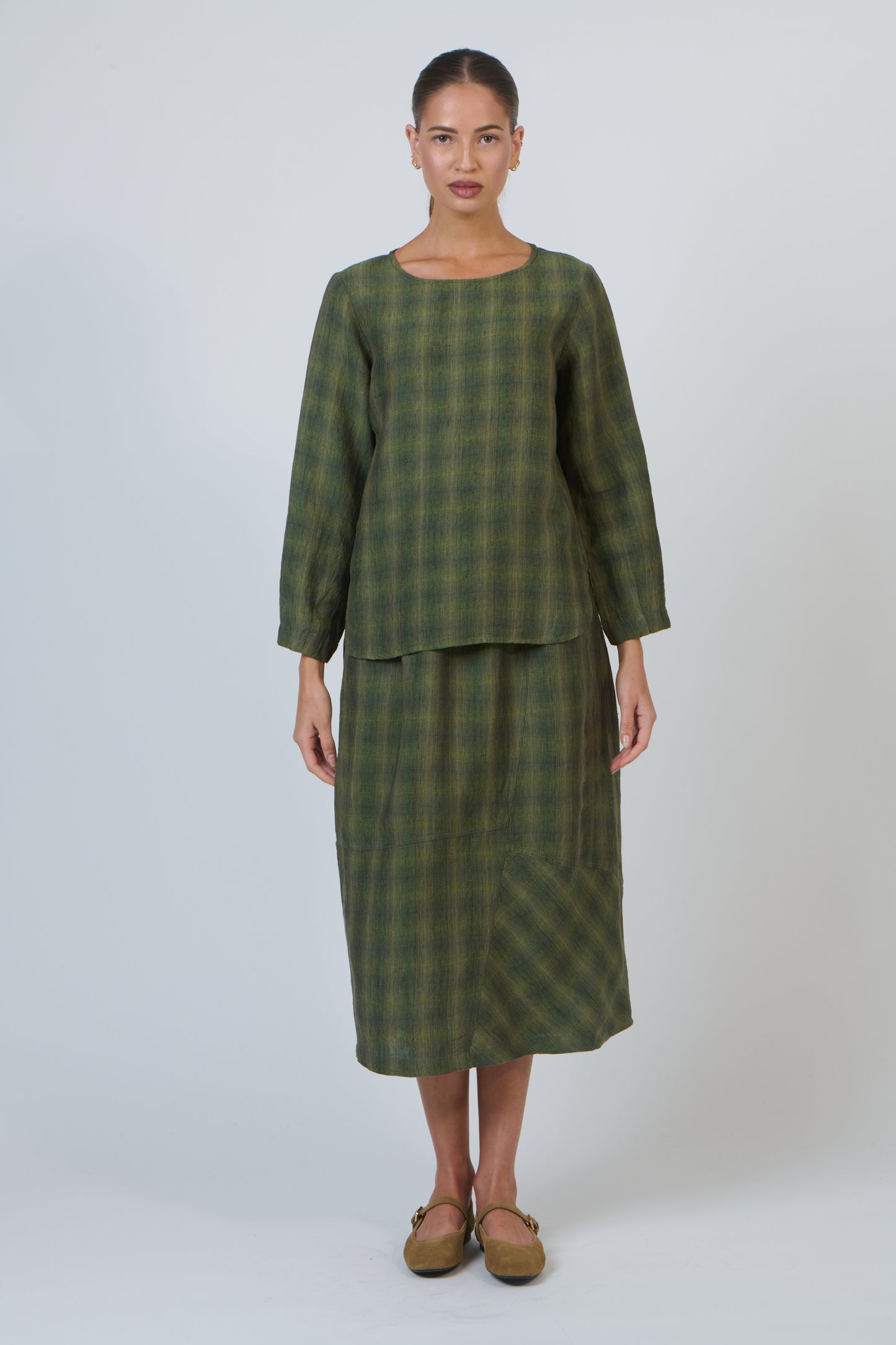 LINEN BLOUSE - HIGHLANDS