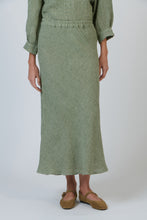Load image into Gallery viewer, LINEN A-LINE SKIRT - OREGANO