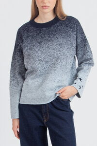 JACQUARD PULLOVER - MURMURATION SKY