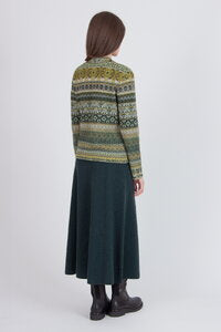 JACQUARD JACKET - SALVIA RE-DANDY PATTERN