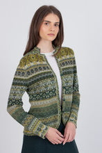 Load image into Gallery viewer, JACQUARD JACKET - SALVIA RE-DANDY PATTERN