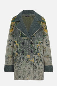 JACQUARD JACKET - SALVIA KILIM PATTERN