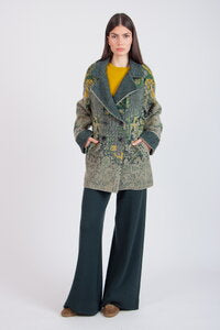 JACQUARD JACKET - SALVIA KILIM PATTERN