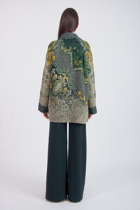 JACQUARD JACKET - SALVIA KILIM PATTERN