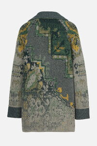 JACQUARD JACKET - SALVIA KILIM PATTERN