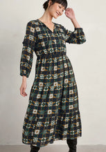 Load image into Gallery viewer, DEARLING DRESS - FOLKY QUILT ONYX