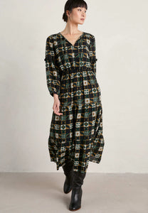 DEARLING DRESS - FOLKY QUILT ONYX