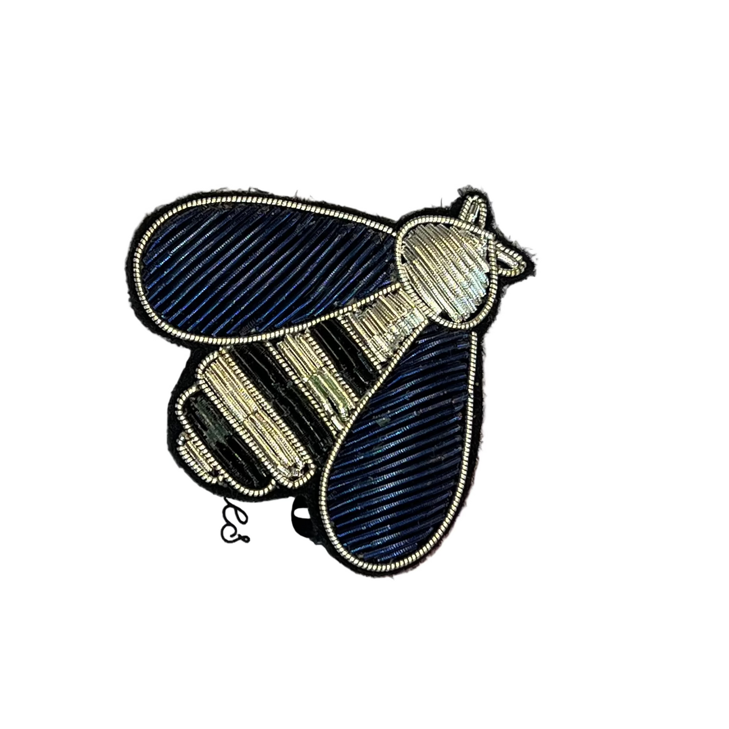 BEADED BROOCH - BEE