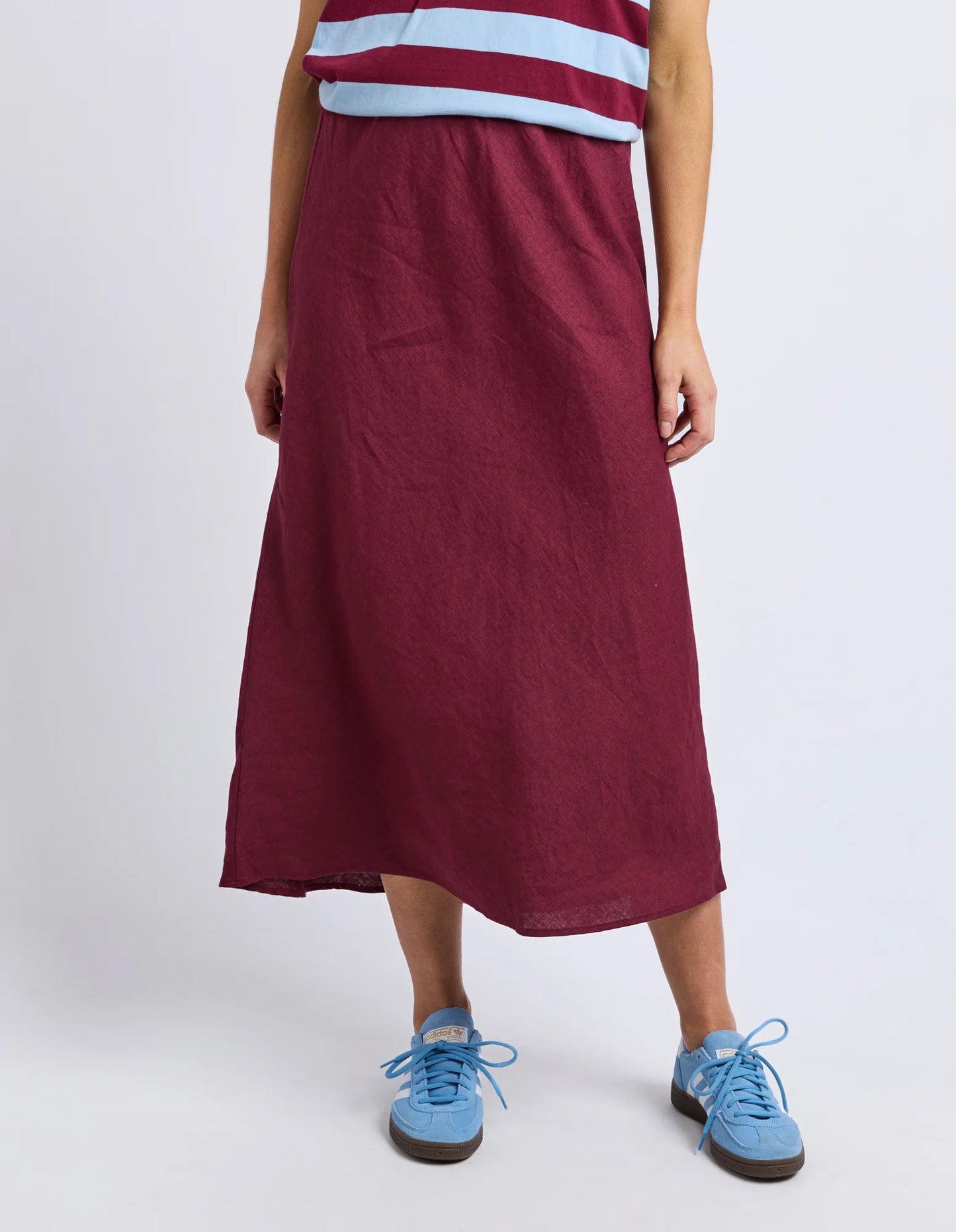 ELINI SKIRT - PLUM