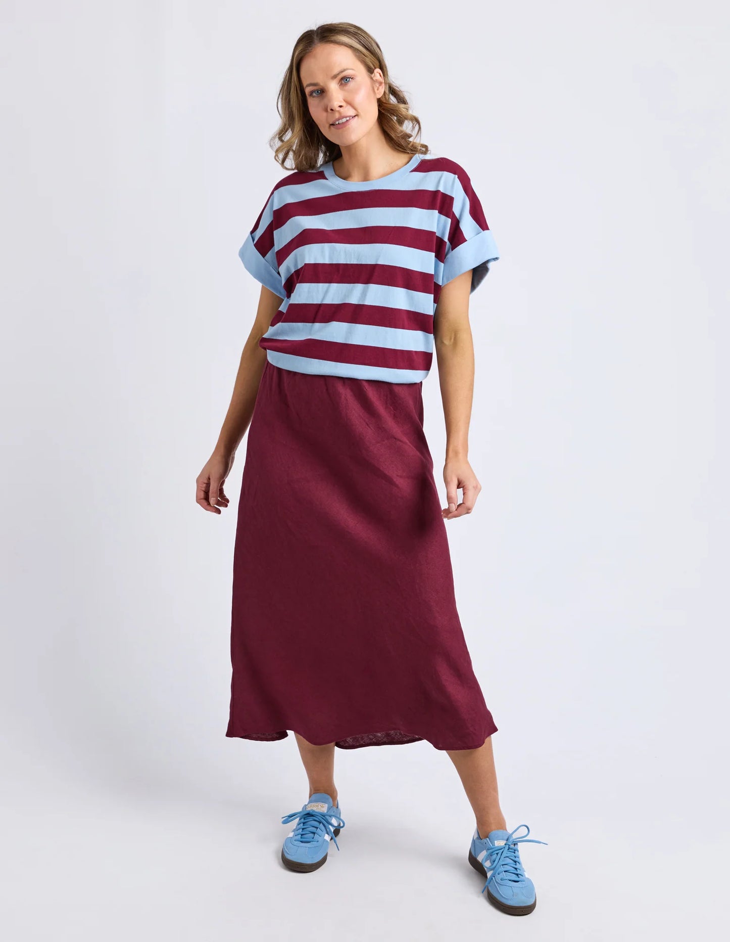 ELINI SKIRT - PLUM