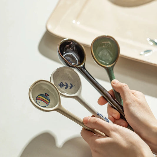 SOUP SPOON - CERAMIC