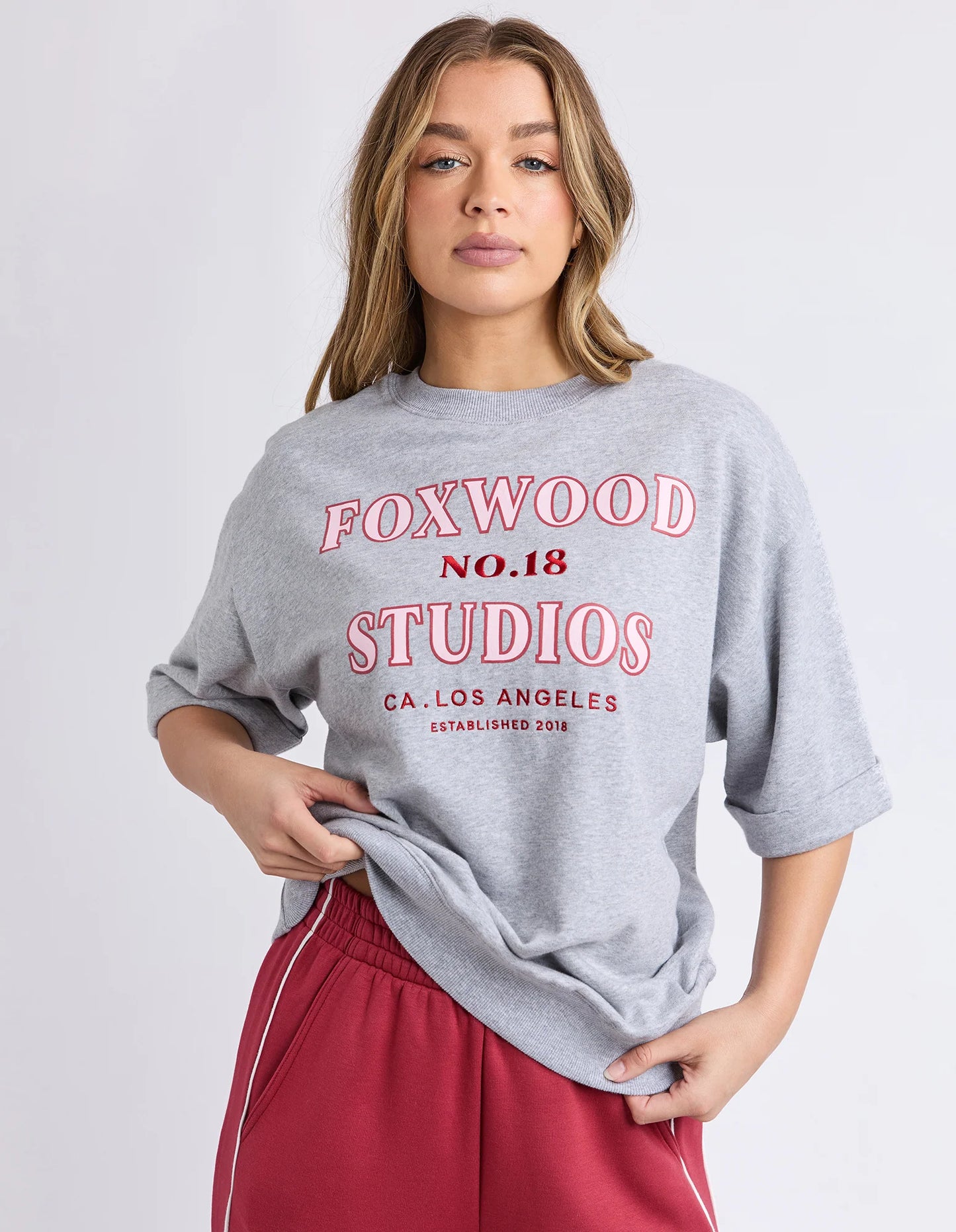 ORIGINAL SHORT SLEEVE FLEECE - GREY MARLE