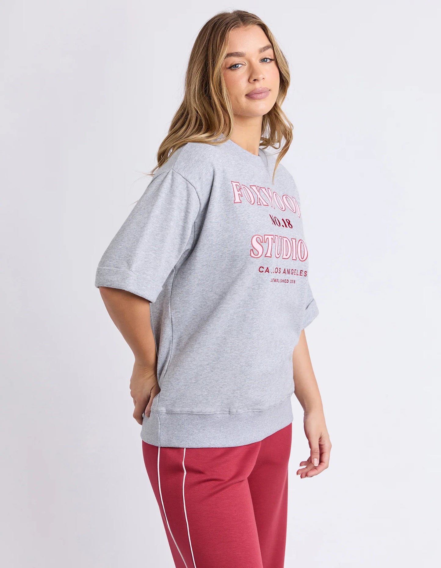 ORIGINAL SHORT SLEEVE FLEECE - GREY MARLE
