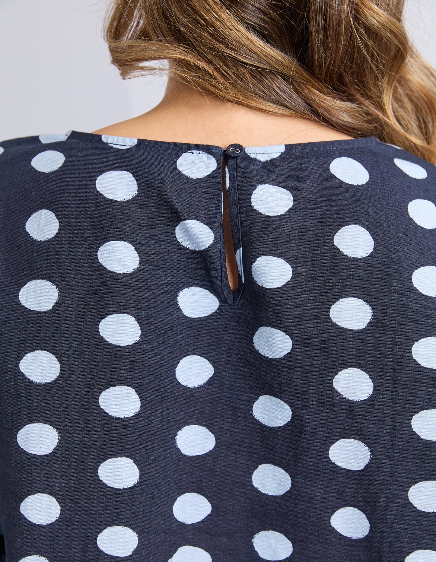 DOTTY TOP - CLASSIC NAVY SPOT