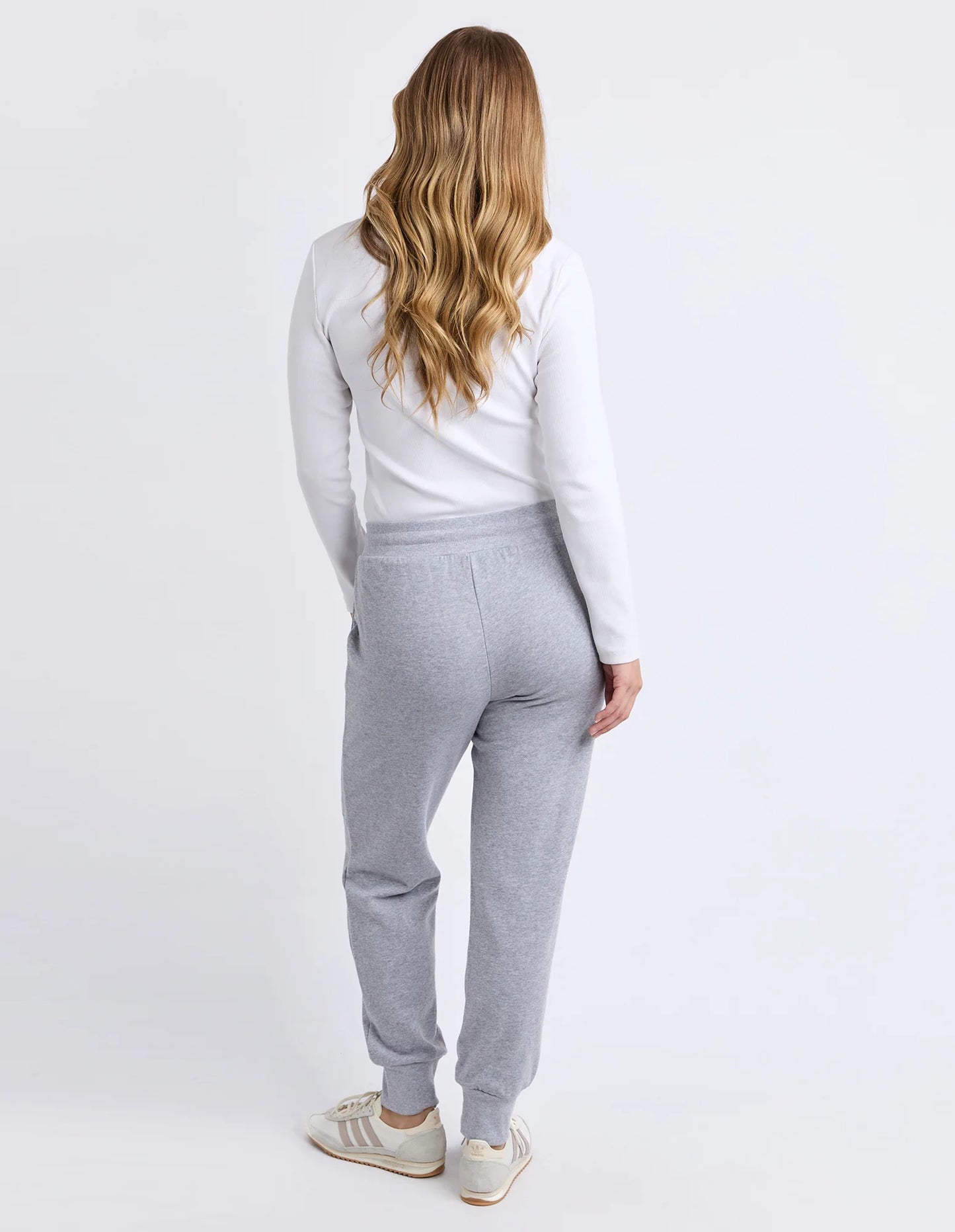 SIMPLIFIED CONFETTI TRACK PANT - GREY MARLE