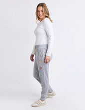 Load image into Gallery viewer, SIMPLIFIED CONFETTI TRACK PANT - GREY MARLE