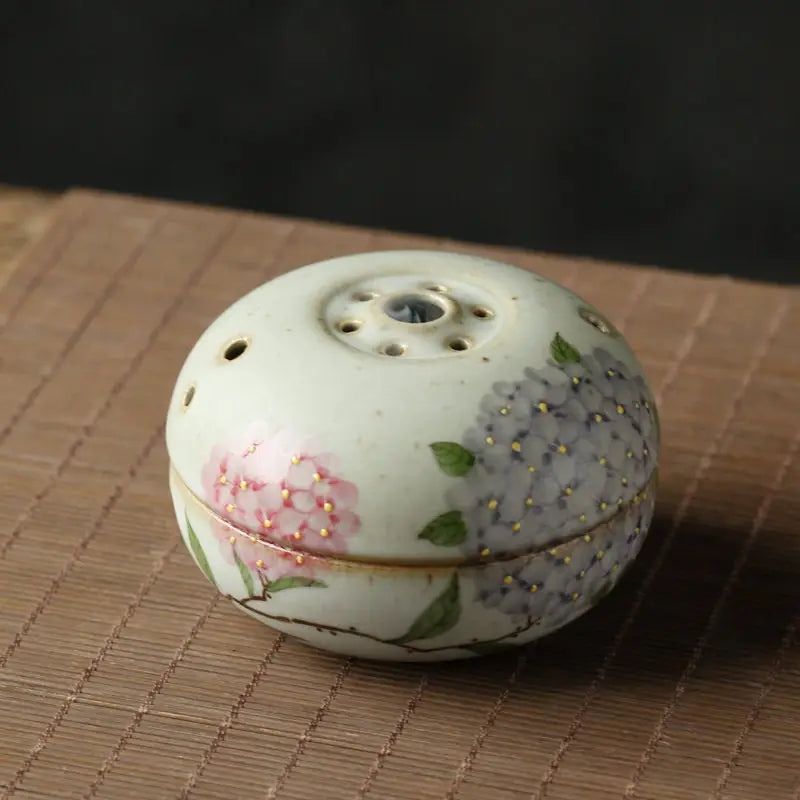 JAPANESE INCENSE HOLDER - HYDRANGEA
