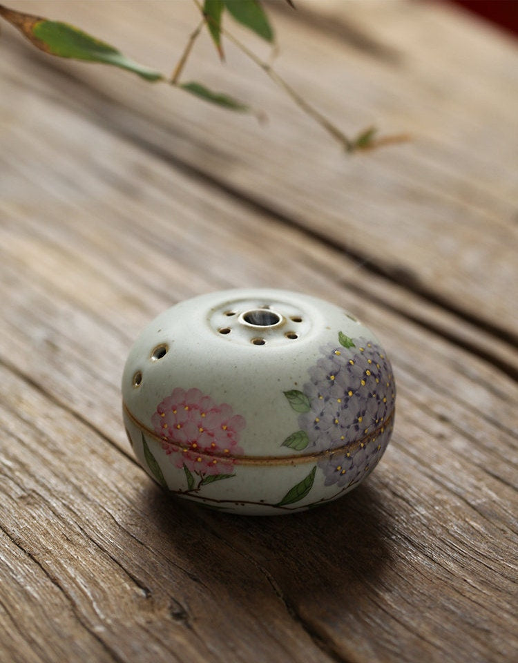 JAPANESE INCENSE HOLDER - HYDRANGEA