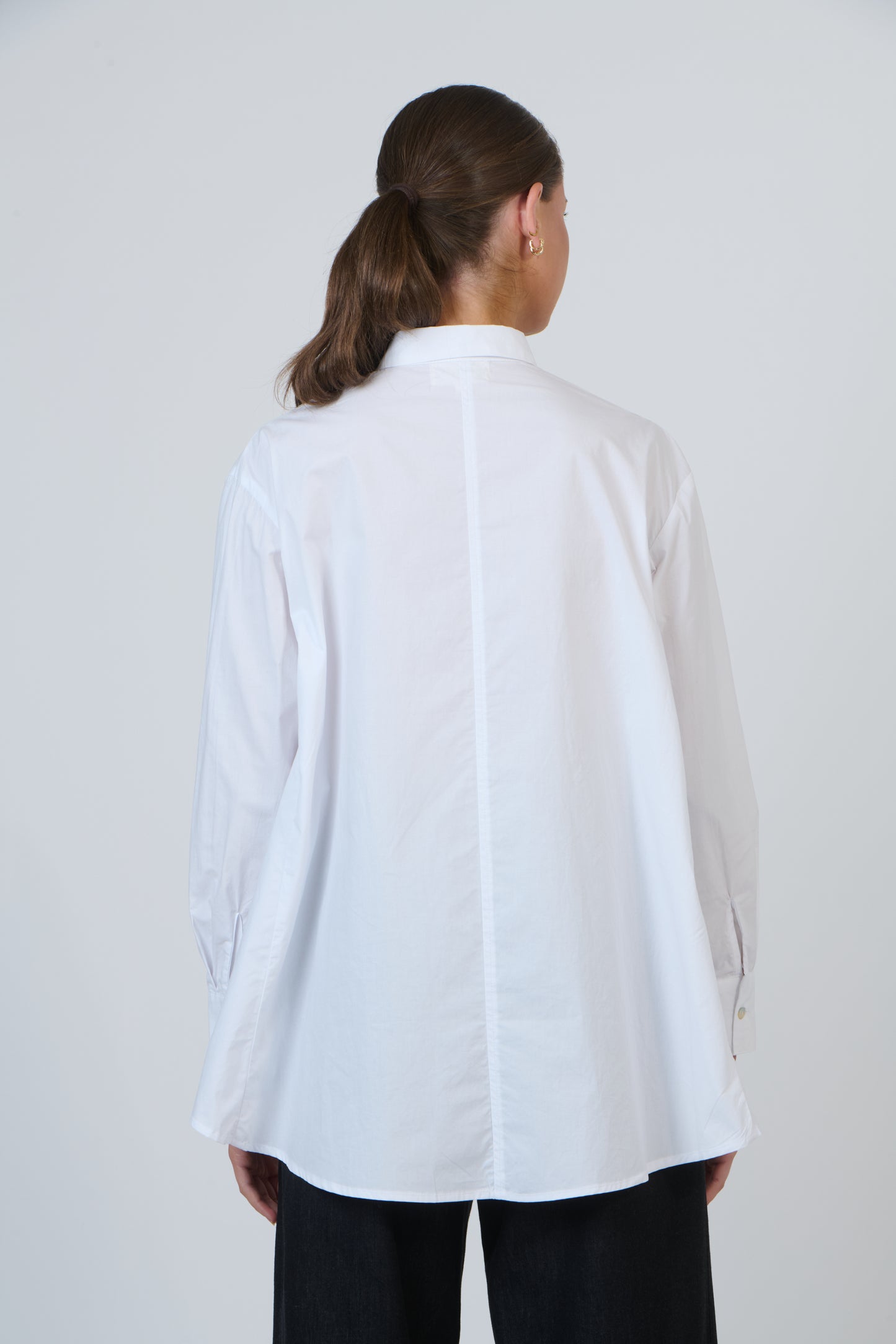 COTTON POCKET SHIRT - WHITE