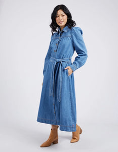 LUCINDA DENIM SHIRT DRESS