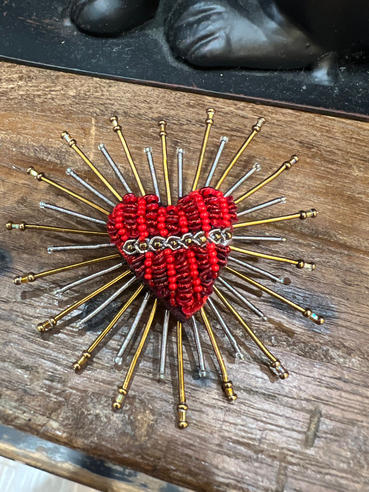 BROOCH - SACRED HEART