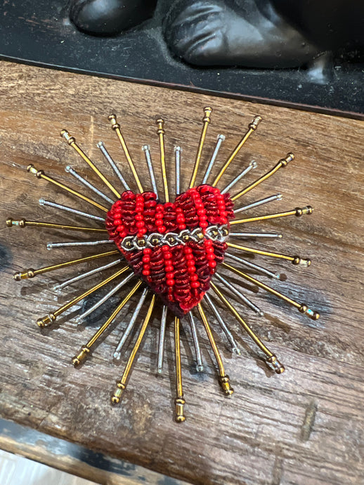 BROOCH - SACRED HEART