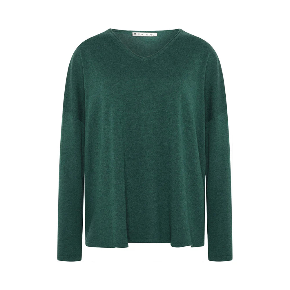 NICKLE OVERSIZE VEE KNIT