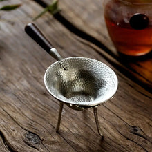 Load image into Gallery viewer, TEA STRAINER WITH STAND