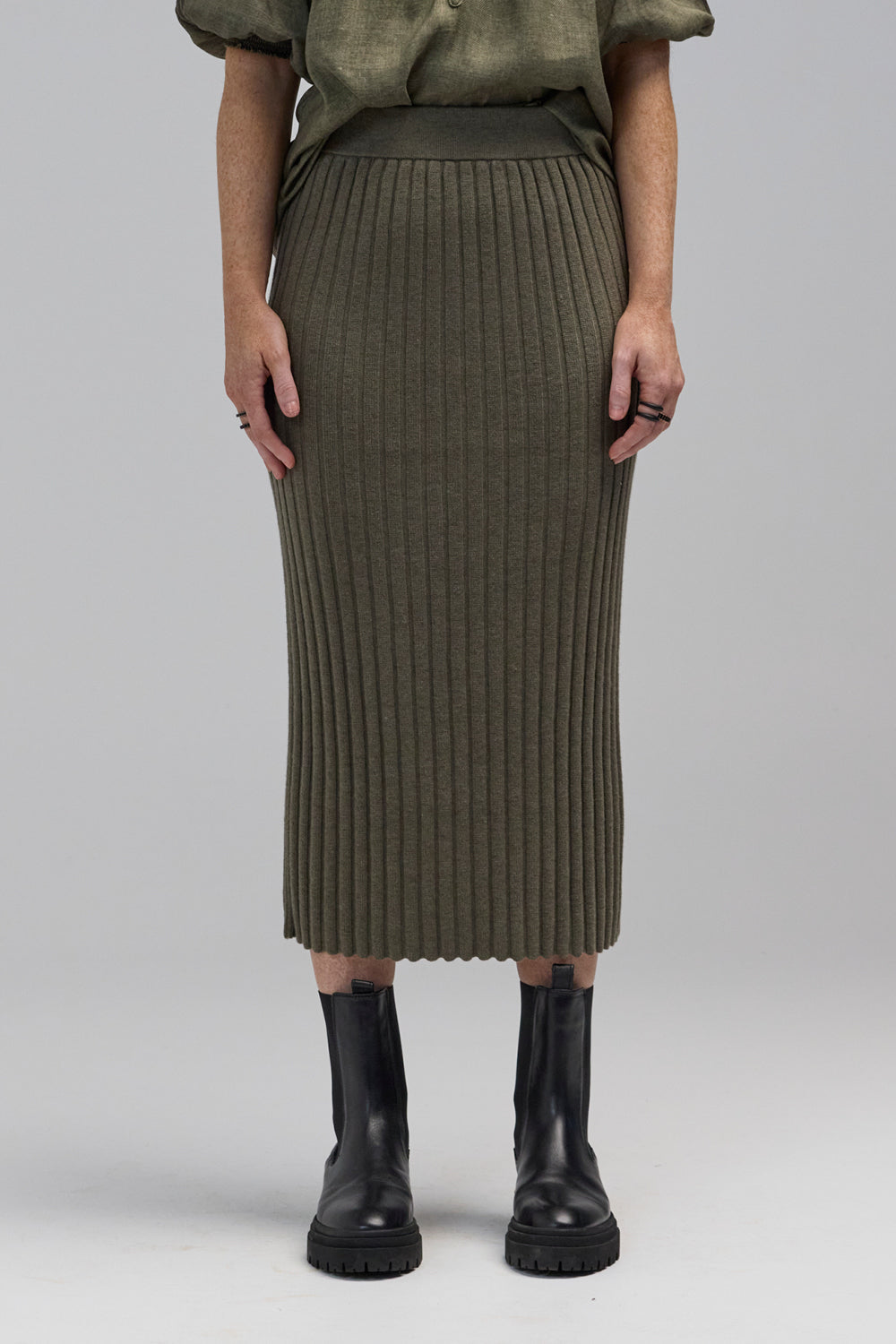 AVIOR SKIRT - OLIVE BRANCH